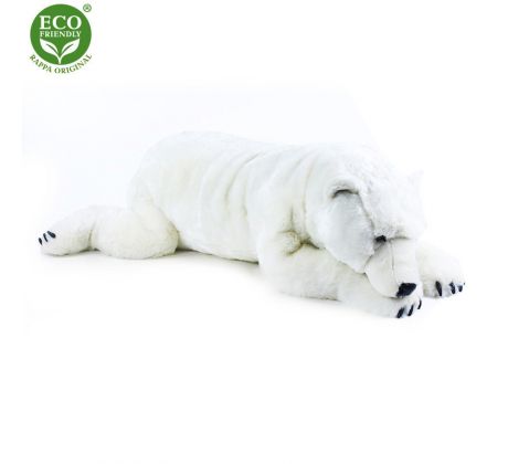 Plyšový medveď ľadový ležiaci 109 cm eco-friendly