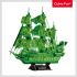3D puzzle Lietajúci Holanďan loď Svietiace