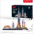 3D puzzle City Line Dubai LED