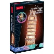 3D puzzle svietiacia šikmá veža Pisa