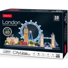 3D puzzle City Line Londýn LED