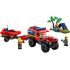LEGO® City: Hasičské auto 4x4 a záchranný čln (60412)
