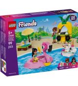LEGO® Friends: Zábava pri bazéne s jednorožcom a plameniakom (42658)