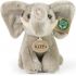 Plyšový sediací slon, 18 cm Eco-Friendly
