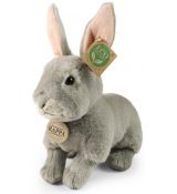 Plyšový králik šedá, 23 cm Eco-friendly SOFT