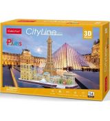 3D puzzle City Line Paríž