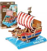 3D puzzle plachetnica