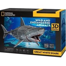 3D puzzle Žralok modrý