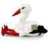 Plyšový bocian, 32 cm Eco-friendly PLUSH WORLD